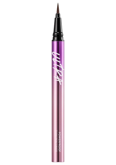 Su, Ter Ve Yağa Dayanıklı, 48 Saate Kadar Kalıcı Ultra Powerproof Thin Pen Liner Dark Brown Diğer