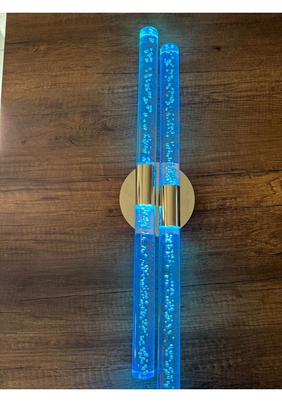 Bh Bubblelight Dubble Şık Ve Zarif Modern Led Duvar Aplik Gold Rgb Elektrikli Kumandalı Gold