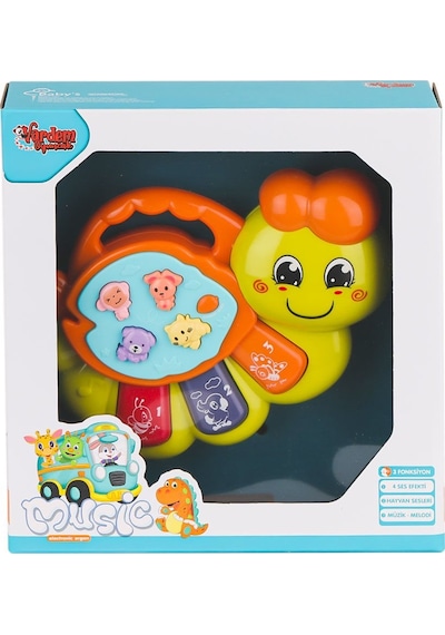 Jlg-855-64a Işıklı Ve Müzikli Solucan Bebek Pianosu -vardem Oyunc