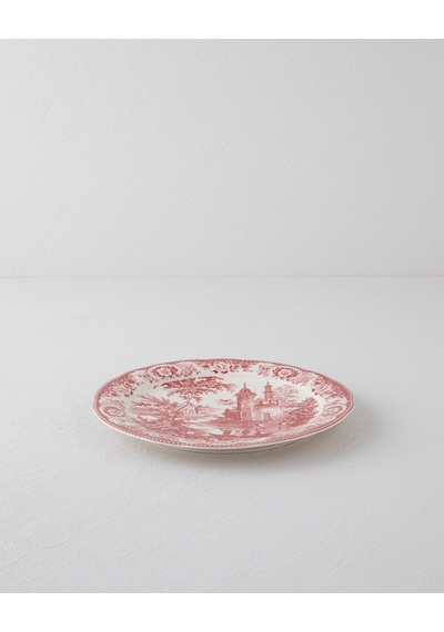 English Home Preston Stoneware Servis Tabağı 26 Cm Bordo
