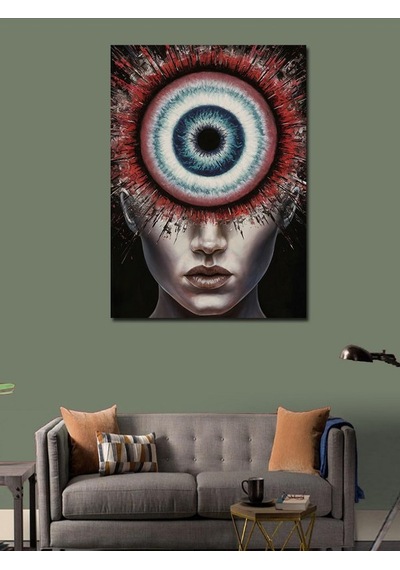 Kanvas Tablo Üçüncü Göz 100cmx140cm