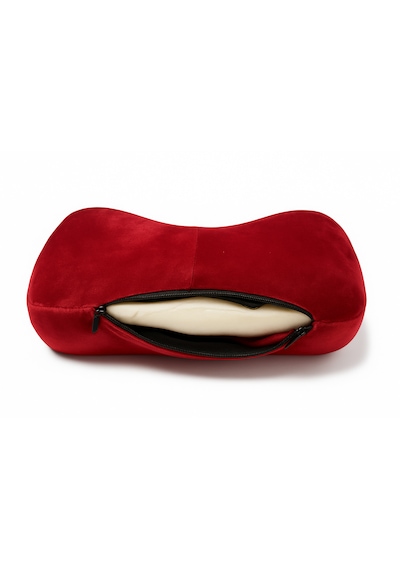 Armegeda Pembe Memory Foam Boyun Destekli Seyahat Yastığı U Şekilli Yastık Wine Red