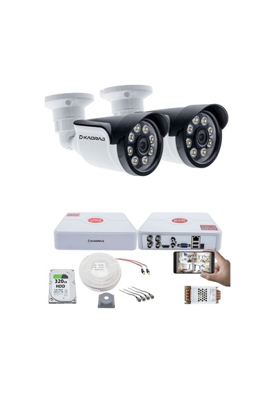 2 Kameralı Set - 5mp Sony Seculensli 1080p Ahd, Kdj-2s-8w-ss-p 2 Kameralı Set - 5mp Sony Seculensli 1080p Ahd, Kdj-2s-8w-ss-p