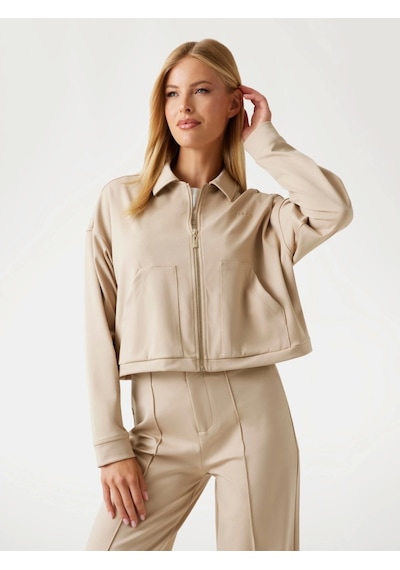 Guess Carla Kadın Kahverengi Aktif Ceket V5yl08kcx42-g1dr Kahverengi