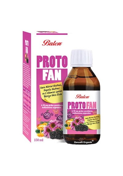 Balen Proto Fan Kara Mürver Propolis Eki C Vitaminli150 Ml