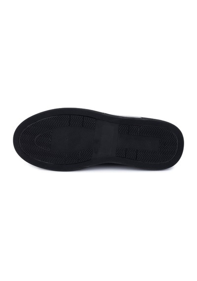 Tamer Tanca Erkek Hakiki Deri Siyah Analin Sneakers & Spor Ayakkabı 1145 20548 Erk Ayk Y26 Sıyah Anl