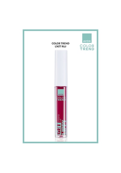 Avon Color Trend Likit Mat Ruj Fiery Kiss