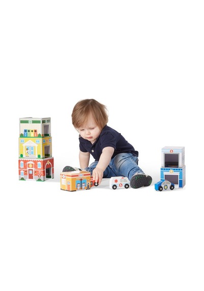 Melissa And Doug Diz Oyna Kule - Binalar ve Araçlar