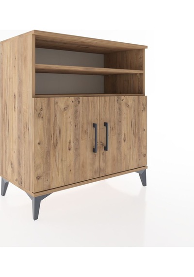Hyperion Şifonyer 2 Raflı 2 Kapaklı 88x44x96 Çam-çam Çam