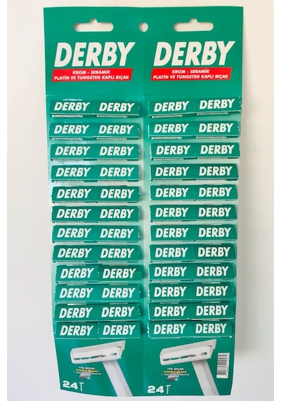 Derby Tek Bıçaklı Tıraş Bıçağı 48'li