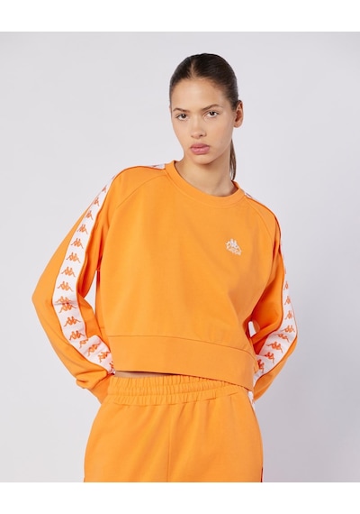 Kappa 222 Banda Marbella Tur Kadın Koyu Turuncu Regular Sweatshirt
