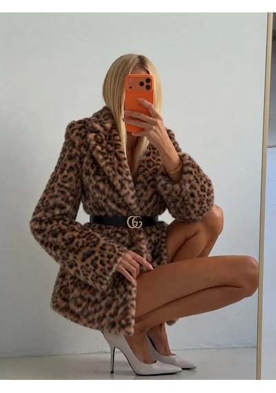 Havens Tiger Leopar Kürk Ceket