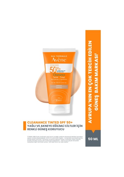 Cleanance Spf50+ Yağlı Ve Akneye Eğilimli Ciltler İçin Yüksek Korumalı Renkli Güneş Kremi 50 Ml