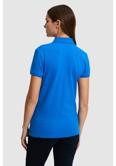 U.s. Polo Assn. Kadın Kobalt Tişört Basic 50323461-vr077
