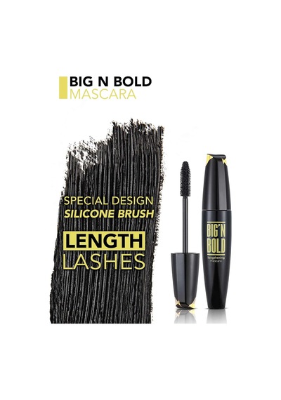 Uzun Ve Hacimli Görünüm Veren Maskara - Big N Bold Mascara - 003-8682536040426 Çok Renkli