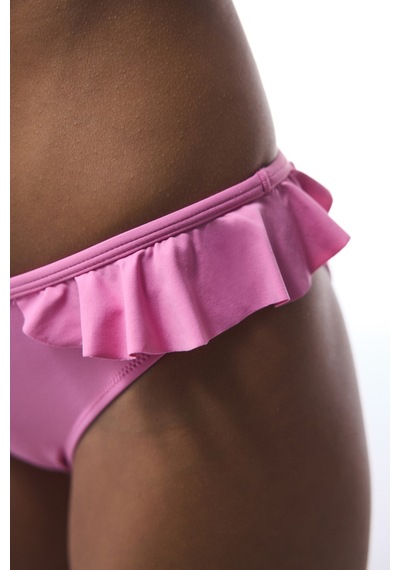 Penti Pembe Begonia Fırfırlı Bikini Altı