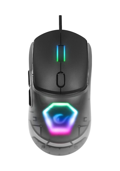 Rampage Hyalo M1 Siyah Değiştirilebilir 3 Kapaklı Rgb 12000 Dpı Gaming Oyuncu Mouse Rampage Hyalo M1