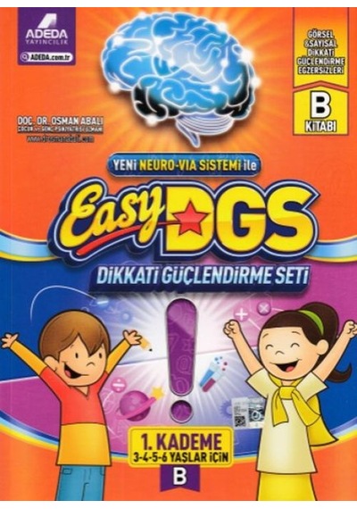 Easy Dikkati Güçlendirme Seti 3-6 Yaş B Kitapçığı - Qhdh-618770