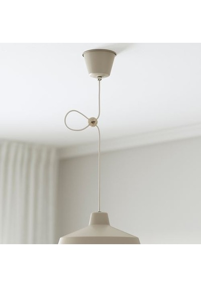 Ikea Sjömakt Sarkıt Lamba, Bej-dişbudak, 38 Cm