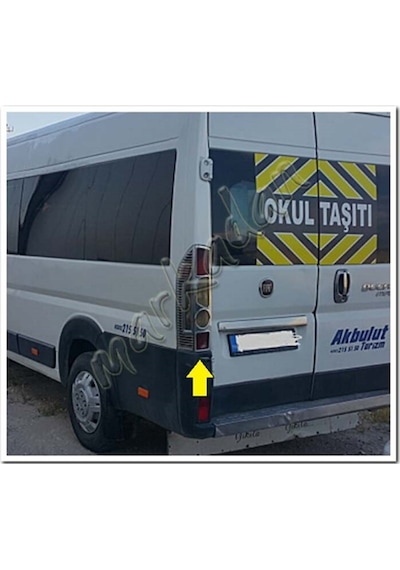 Woc Chrome Fiat Ducato Krom Stop Çerçevesi 2006-2014 2 Parça Abs