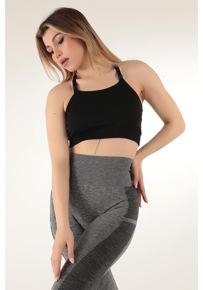 Doremi Seamless Sırt Detaylı Spor Sütyen 001
