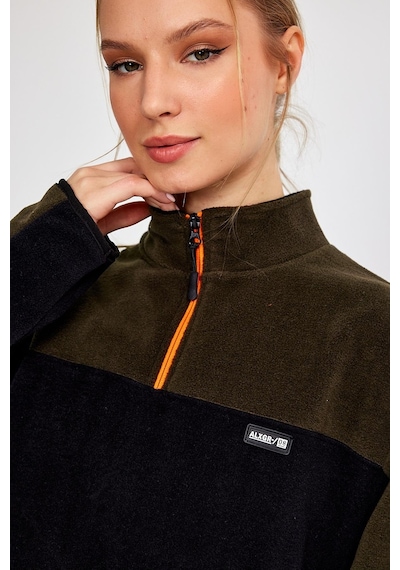 Alexandergardı Yarım Fermuarlı Oversize Polar E21-81100 001
