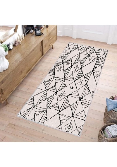 Rovigo Home Dijital Baskı Kaymaz Taban Salon Halısı Rvg1113 Çok Renkli