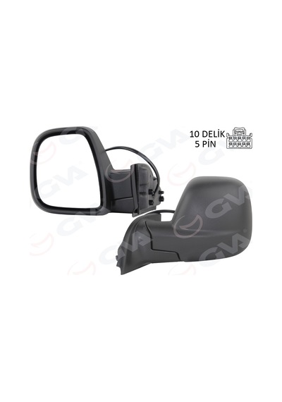 Gva Dış Dikiz Aynası Fıat Yeni Doblo Combi- Carg0 Elektrikli Desenli Rezistanslı Sol 23- Gva 1029103 155303121