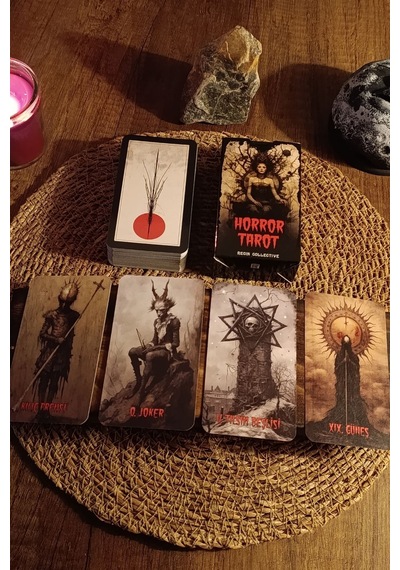 Horror Tarot Destesi 78 Kart - Arındırma Kesesi Hediyeli
