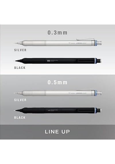 Tombow Mono Graph Fine 0.5mm Mekanik Kurşun Kalem Siyah / Dpa-112b Diğer