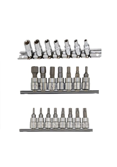 Rico 1/4 E Lokma Takımı Allen Torx Bits Seti 22 Parça