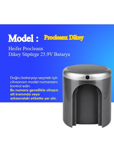 Heifer Procleanx Dikey Süpürge 3500 Mah Batarya