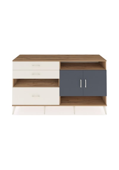 Hyperion Konsol 4 Raflı 3 Çekmeceli 2 Kapaklı 176x44x99 Çam-antra Çam-antrasit/aytaşı Hyperion Konsol 4 Raflı 3 Çekmeceli 2 Kapaklı 176x44x99 Çam-antra Çam-antrasit/aytaşı