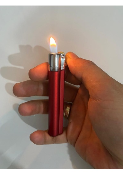 Aomai İnce Silindir Çakmak Kırmızı