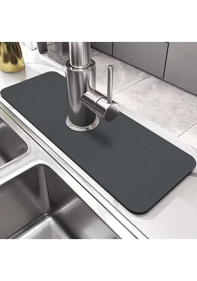 Su Emici Sihirli Mutfak Banyo Musluk Matı Lavabo Kenar Matı Renkli