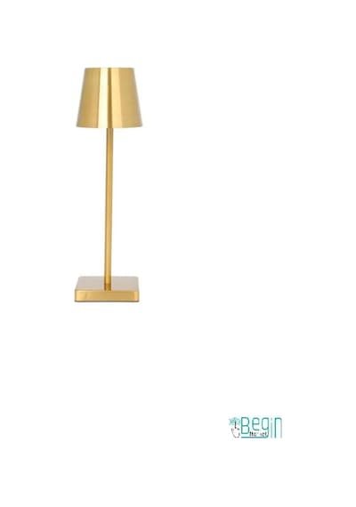 Cata Ct-8437 Led Dekoratif Şarjlı Masa Üstü Lambası Dokunmatik 3 Farklı Renk Ayarı Lamba Gold