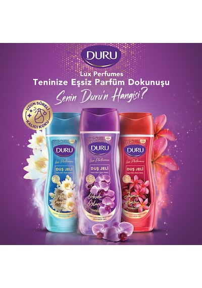 Duru Lux Perfumes Lotus Çiçeği Duş Jeli 4x450 Ml Diğer