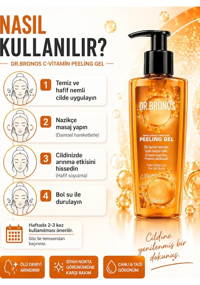 Dr. Bronos C Vitamin Peeling Jel 150 Ml
