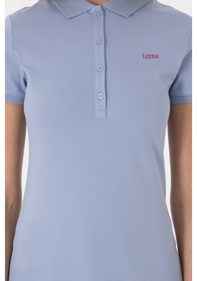 U.S. Polo Assn. Kadın Açık Mavi Basic Polo Yaka Tişört 50305764-VR003 U.S. Polo Assn. Kadın Açık Mavi Basic Polo Yaka Tişört 50305764-VR003