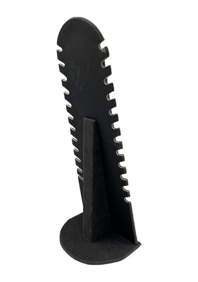 Yerli Üretim Riyad Model Süet Kumaş Füme Renk 31/11 Cm Ayaklı Kolye-halhal Sergileme Standı Çok Renkli