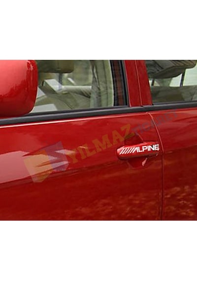 Alpine Oto Sticker 2 Adet Kaliteli Baskı Sürpriz Hediyeli