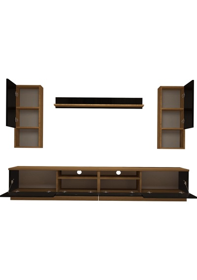 Decoraktiv Trendstyle 5220das Mdf Tv Ünitesi Tv Sehpası Pera - Siyah