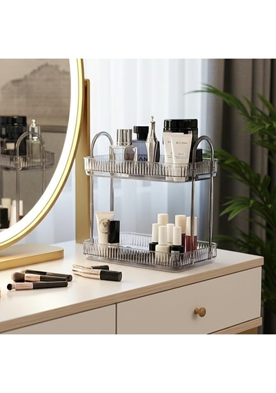 Banyo Düzenleyici Organizer Banyo Rafı Duman Gri Çok Renkli