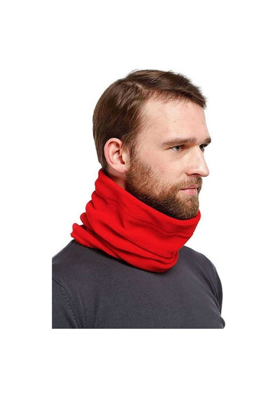 Royaleks Polar Unisex İpli Bere Ve Boyunluk Kırmızı Diğer