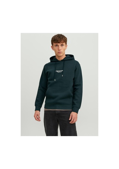 Jack & Jones Jack Jones Erkek Kapüşonlu Önden Cepli Sweatshirt 12241687 Magical Forest