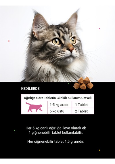Cutepet Flex Kedi Eklem Ve Kemik Sağlığı Tableti 60 Adet Glukozamin Kondroitin Msm Destekli