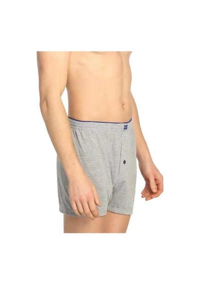 Tutku Erkek Penye Boxer - 2'Li Paket - Gri 001
