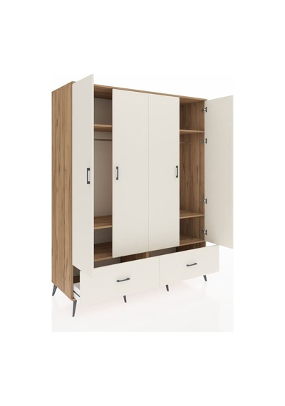 Kronos Gardrop 6 Raflı 2 Çekmeceli 2 Askılı 176x59x221 Çam-aytaşı Aytaşı Kronos Gardrop 6 Raflı 2 Çekmeceli 2 Askılı 176x59x221 Çam-aytaşı Aytaşı