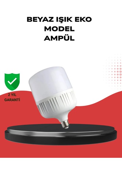 Enerji Tasarruflu Şarjlı Led Ampul 30w Beyaz Işık Diğer