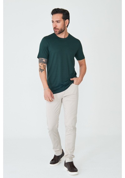 Bej Tencel Kumaş Yazlık Erkek Chino Pantolon